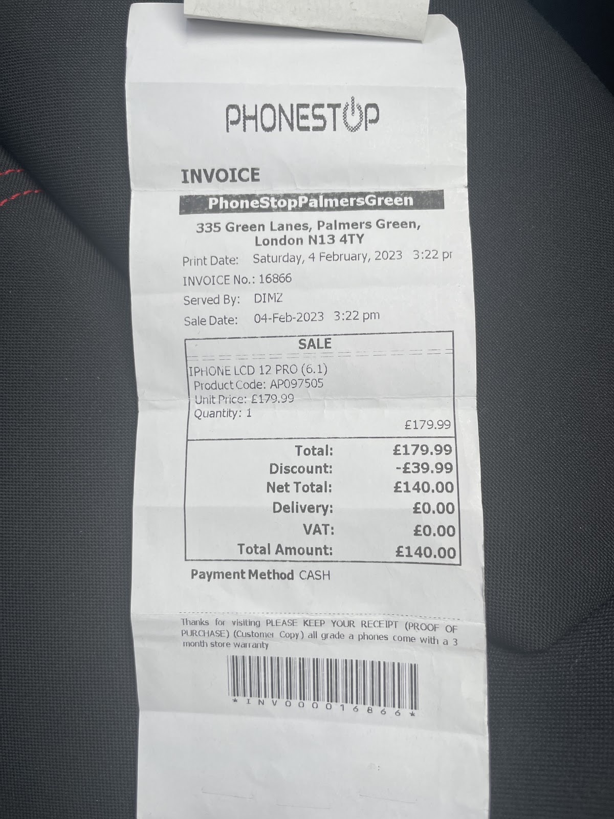 Phonestop in Palmers Green London
